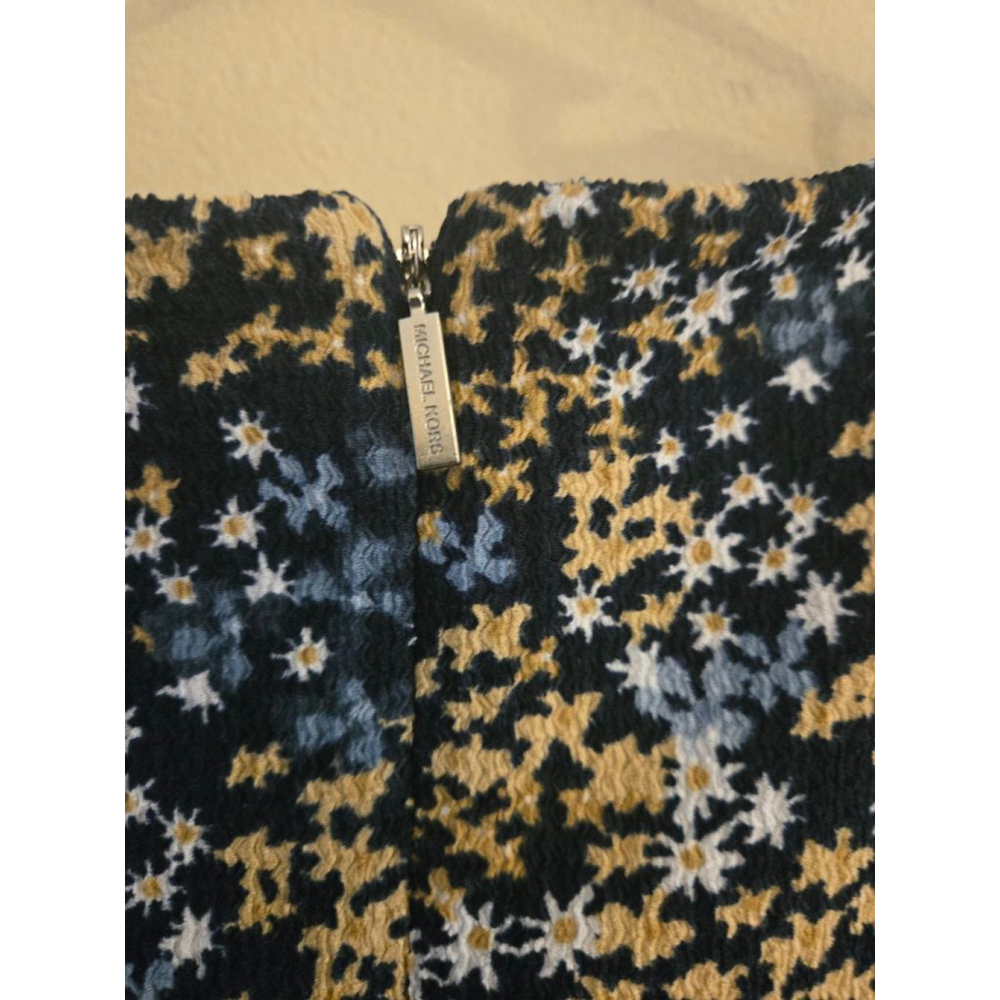 Women's Michael Kors Black Gold Floral Mini Dress S NWT - Picture 5 of 6